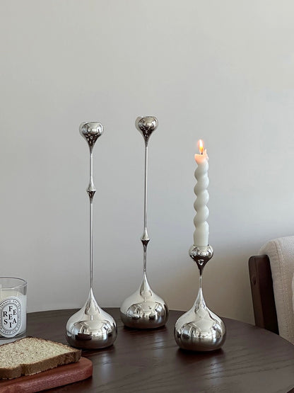 Droplet Candlestick Holder Set