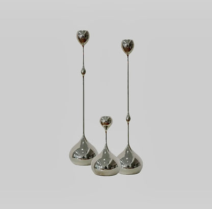 Droplet Candlestick Holder Set